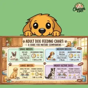 feeding chart for an adult dog